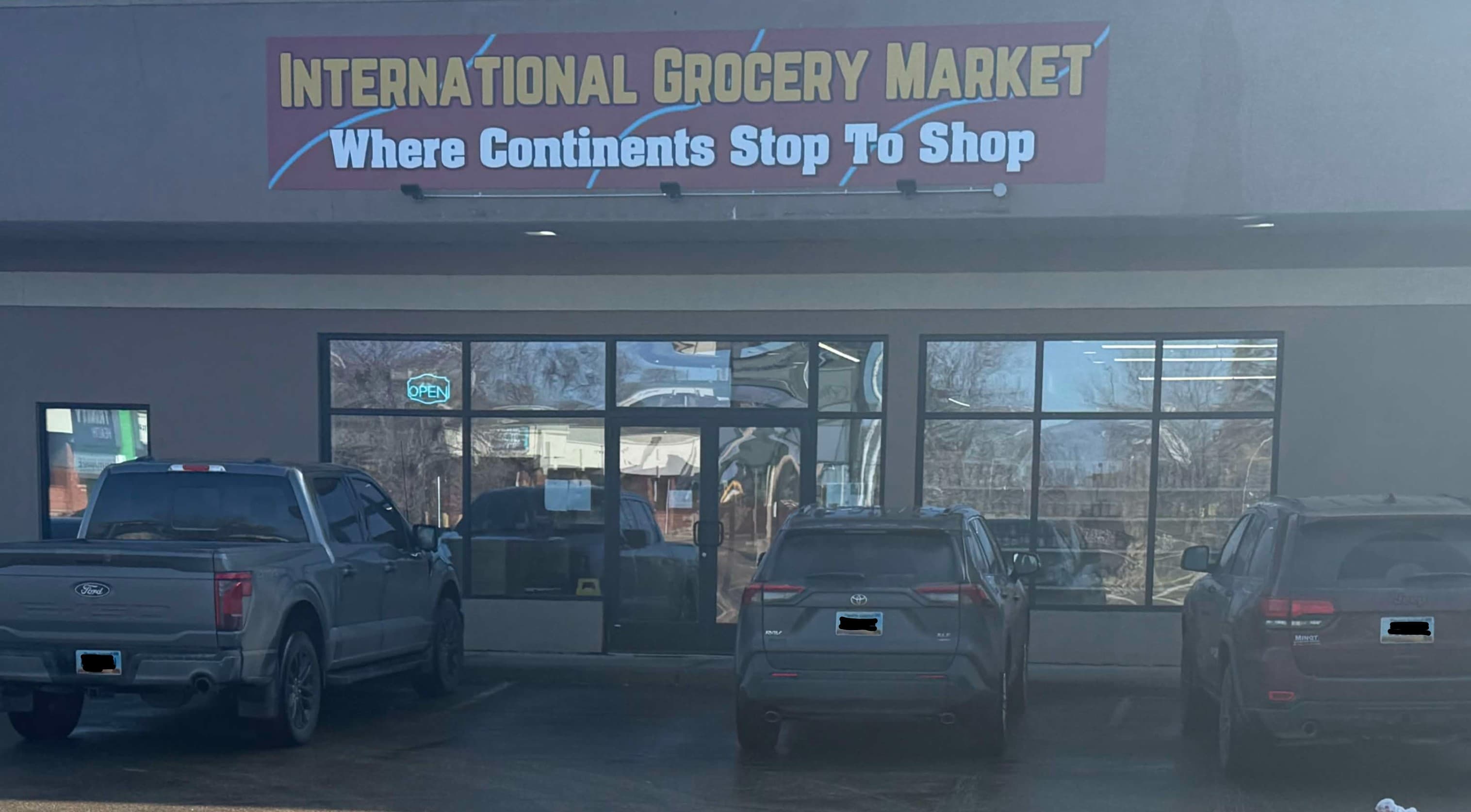 International Grocery Market storefront, Minot ND